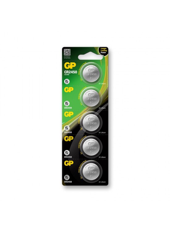 GP CR2450-10 3V Lityum Düğme Pil 10'lu Paket