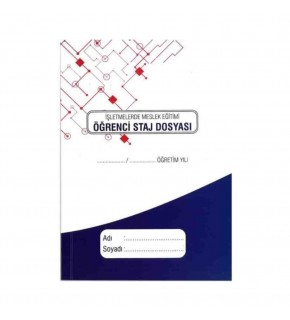 Gülpaş Öğrenci Staj Dosyası Meslek Liseleri İçin 216
