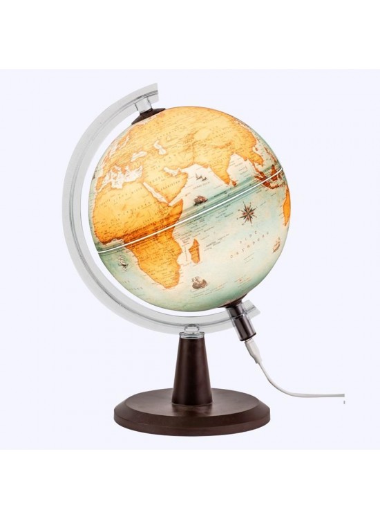 Gürbüz Modern Küre Antik Işıklı 20 CM 48205
