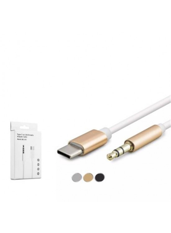 Hadron Hdx1007 Type-C To 3.5Mm Kablo 1M Beyaz