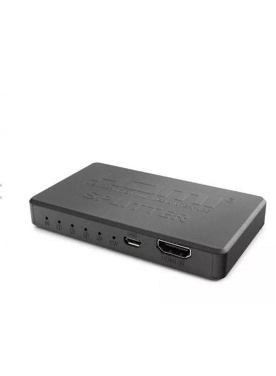 Hadron Hdx1372 Hdmi Splitter 4Port 4K-20 With Usb Power Cable
