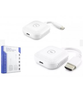 Hadron HDX1385 50mt Type-C Tx - Hdmi Rx Extender Kablosuz 1080p (Tv-Tablet-Projektör)