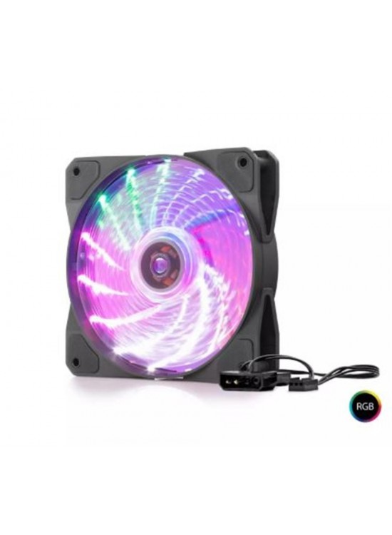Hadron Hdx1519 Kasa Fanı Performans 4Pin 12Cm Rgb Siyah