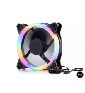 Hadron Hdx1522 Kasa Fanı Performans 4Pin Rgb 12Cm Siyah