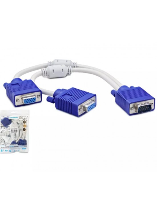 Hadron Hdx7753 Vga To 2-Vga F Y Kablo 30Cm Beyaz