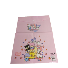 Hello Kitty and Friends A4 Çıtçıtlı Dosya(1 Adet)