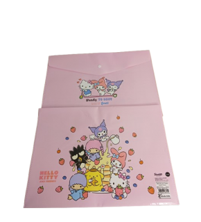 Hello Kitty and Friends A4 Çıtçıtlı Dosya(1 Adet)