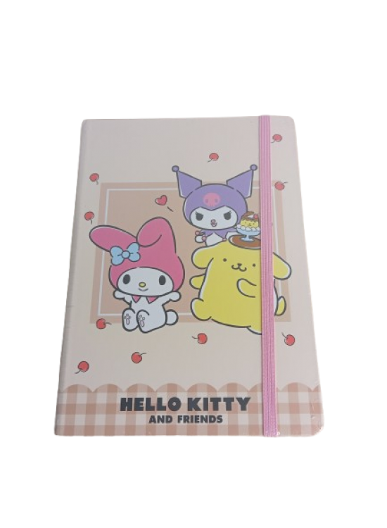 Hello Kitty And Friends A5 80yp Hatıra Sert Kapak