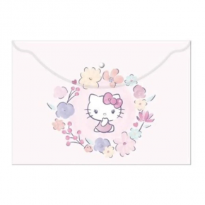 Hello Kitty And Friends Çıtçıtlı Dosya Plastik A4 120770-13 (1 Adet)