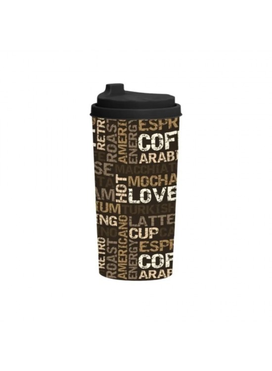 Herevin Desenli Kahve Bardağı-Coffe Yazılı 470 CC 161920-008