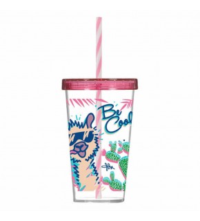 Herevin Desenli Pipetli Bardak-Be Cool-Çrp 660 Cc 161448-001P