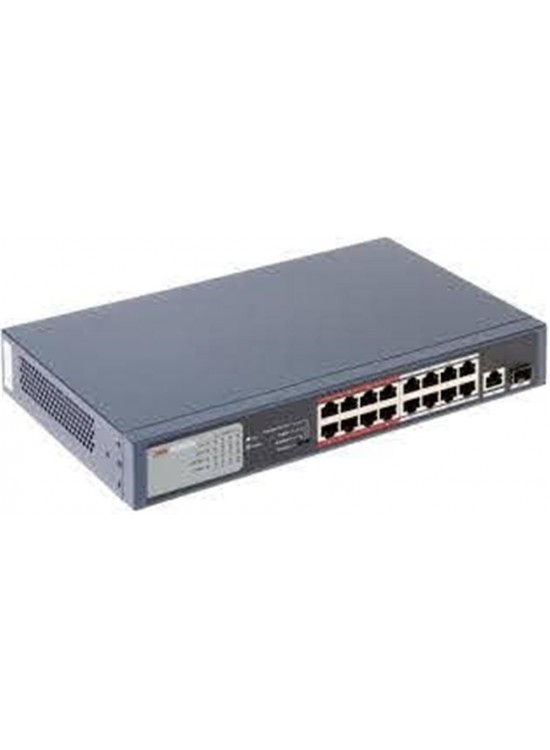 Hikvision DS-3E1318P-EI 16 Port 10-100-1000 Mbps Gigabit Switch