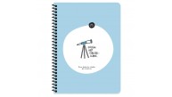 Hisli Şeyler Stickerli Defter Gözüm Yükseklerde 16,5x22,5 80 Yp.Çiz.