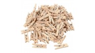 Hm Ahşap Mini Mandal Sade 25mm 6850-6 100 Lü