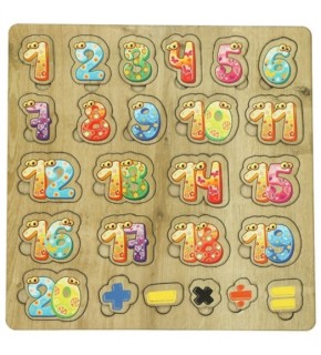 Hobboy Ahşap Rakam-Sayı  29X29