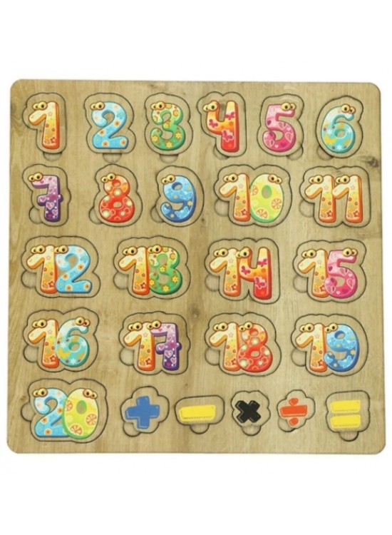 Hobboy Ahşap Rakam-Sayı  29X29