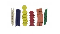 Hobi Eğitim Dünyası Ahşap Tangram Puzzle Blok Seti 60 Parça Hed513