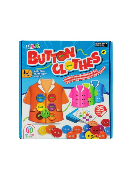 Hobi Eğitim Dünyası Button Clothes