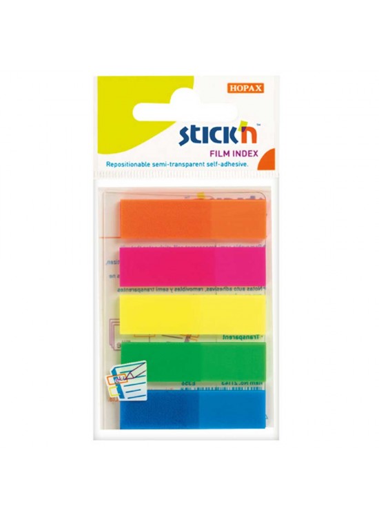 Hopax Stıckn İndeks 25 YP 45x12 Neon 5 Renk 21050