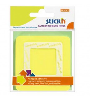 Hopax Stıckn Yapışkanlı Not Kağıdı Kare şekilli 50 YP 70x70 Sarı 21541