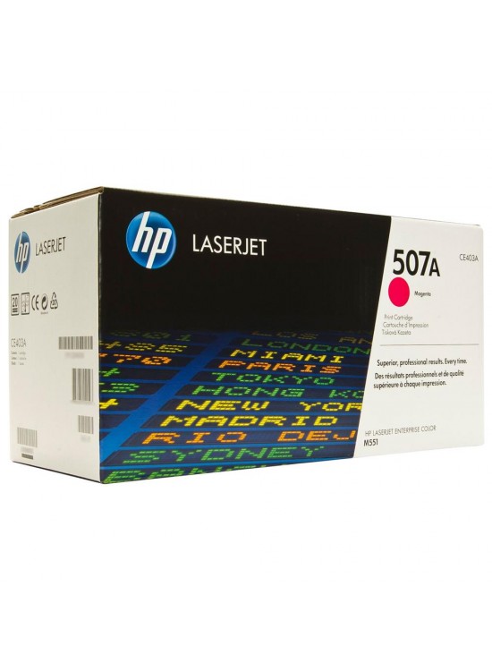 HP 507A Magenta Kırmızı 6.000 Sayfa Toner CE403A