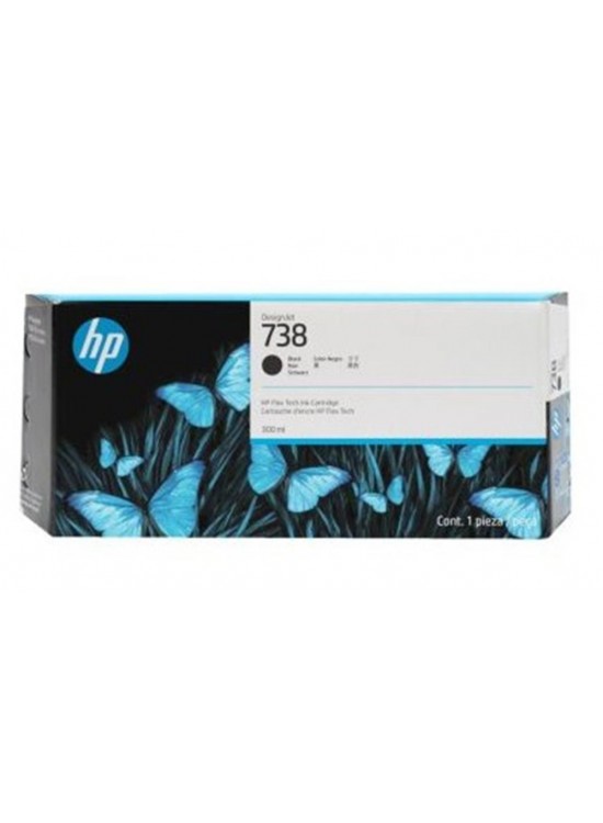 HP 738 Black Siyah 300ML Plotter Kartuşu 498N8A