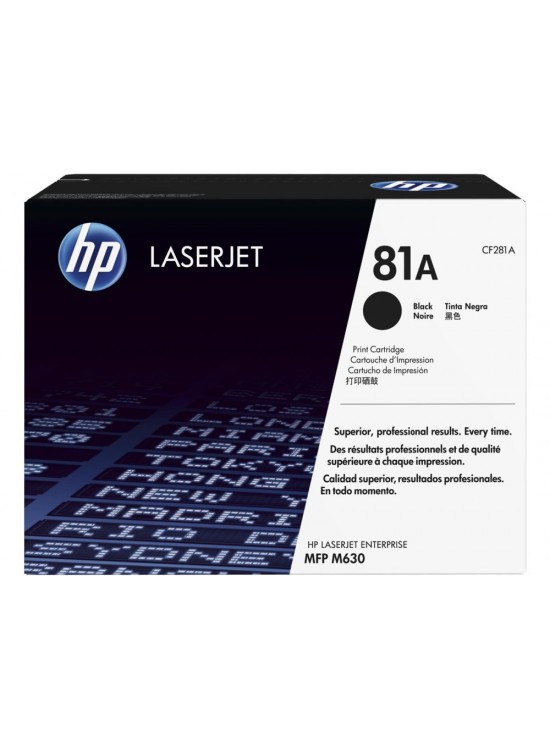 HP 81A Black Siyah 10.000 Sayfa Toner CF281A