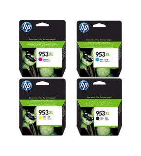 HP L0S70AE + F6U16AE + F6U17AE + F6U18AE 953XL Kartuş Seti