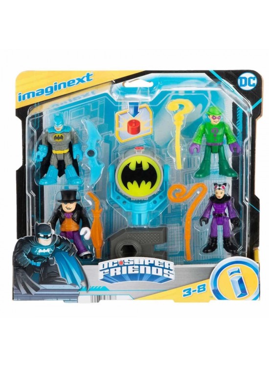 Imaginext Dc Super Friends Bat-Tech Bat-Signal Figür Seti