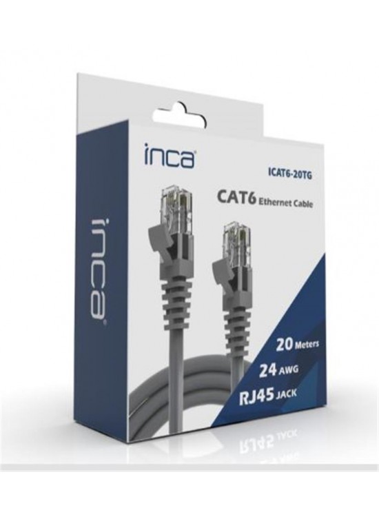 INCA ICAT6-20TG 10mt Gri Kablo