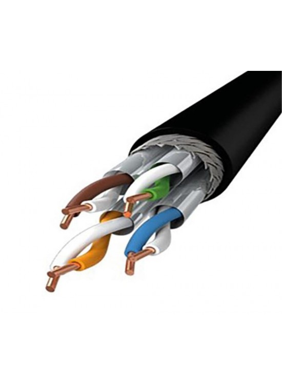 INCA ICAT6-500AG OutDoor S-FTP 23 500MT Siyah Kablo Dış Ortam