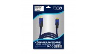 Inca IMHD-15T 1,8Mt Örgülü 1,4 V 3D HDMI Kablo Örgülü 4K@30Hz 2160P Altın Uç Parazit Koruma