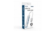 Inca IUSB-4TUX 3X2.0 3.0 USB Çıkış USB Çıkış 5 Gbps Usb Çoklayıcı Alüminyum Kasa