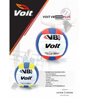 Inter Voleybol Topu N5 Beyaz Mavi Kırmızı VB2000