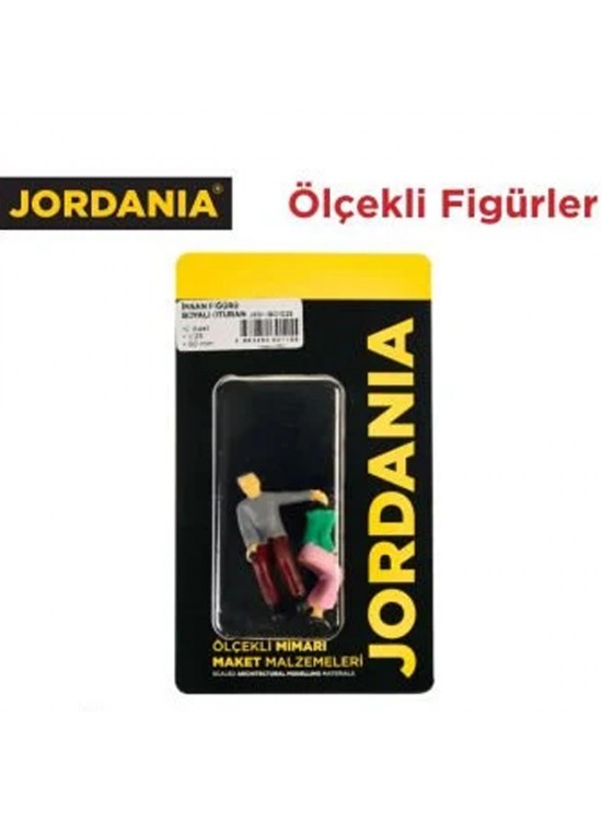 Jordania Boyalı İnsan Oturan 1/025 JE01-İBO1025 (Maket Ürünüdür)