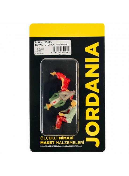Jordania Boyalı İnsan Oturan 1/030 JE01-İBO1030 (Maket Ürünüdür)