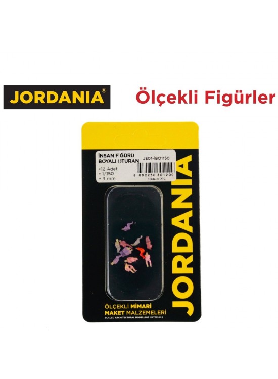 Jordania Boyalı İnsan Oturan 1/150 JE01-İBO1150 (Maket Ürünüdür)