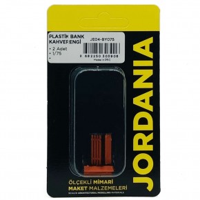 Jordania Plastik Bank Kahverengi 1/075 21 MM JE04-BY075 (Maket Ürünüdür)