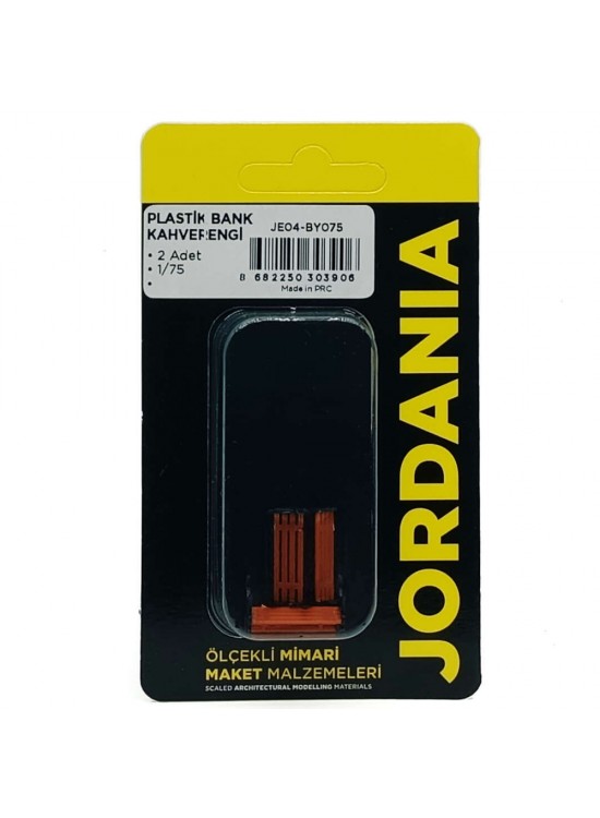 Jordania Plastik Bank Kahverengi 1/075 21 MM JE04-BY075 (Maket Ürünüdür)