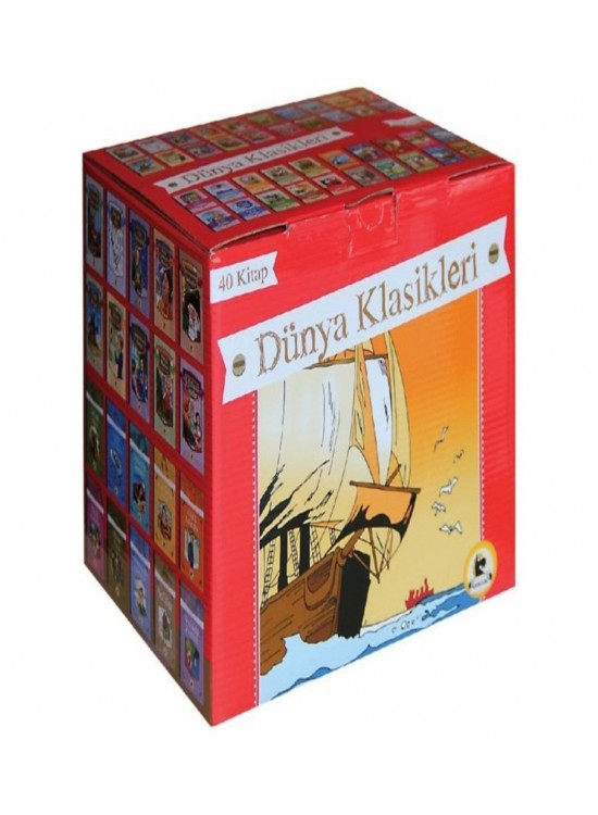 Karatay Dünya Klasikleri Kırmızı Set 40 Kitap
