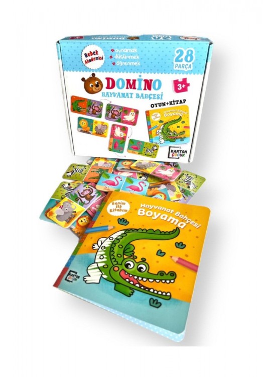 Karatay Yayınları Bebek Akademisi Domino Hayvanat Bahçesi
