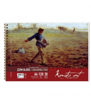 Karatis Çizim Blok Spiralli Art 120 Gr A4 30 YP 482009-99
