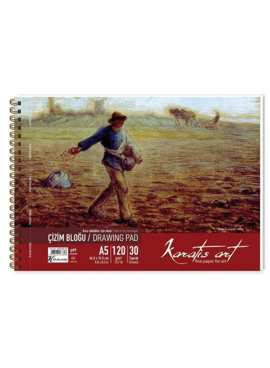 Karatis Çizim Blok Spiralli Art 120 Gr A5 30 Yp 482008-99