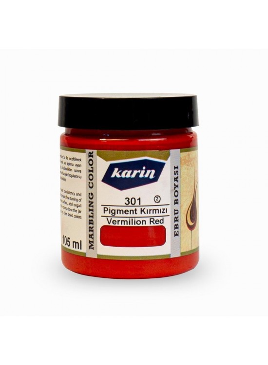 Karin Ebru Boyası 301 Pigment Kırmızı 105ml 181122