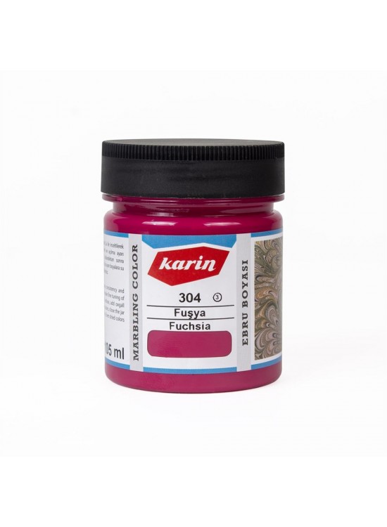 Karin Ebru Boyası 304 Fuşya 105ml 61304105