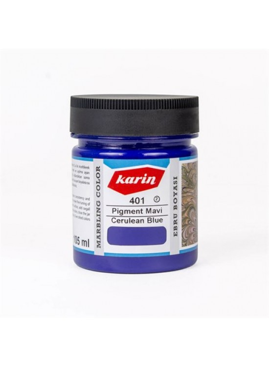 Karin Ebru Boyası 401 Pigment Mavi 105ml 301122