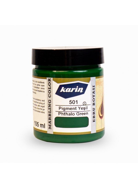 Karin Ebru Boyası 501 Pigment Yeşil 105ml 281122