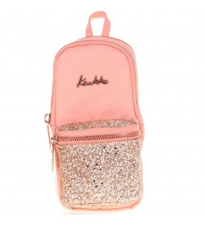 Kaukko Kalem Çantası Brıght Junıor Bag Taşlı-Somon K2467