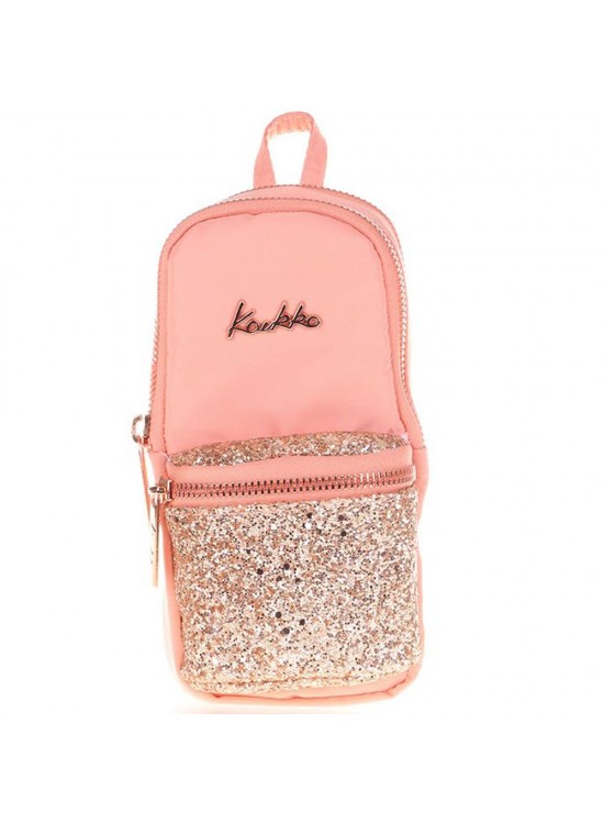 Kaukko Kalem Çantası Brıght Junıor Bag Taşlı-Somon K2467