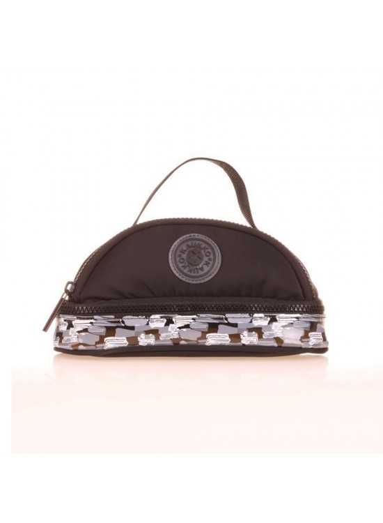 Kaukko Kalem Çantası Crescent Amazıng Stone Black K2639